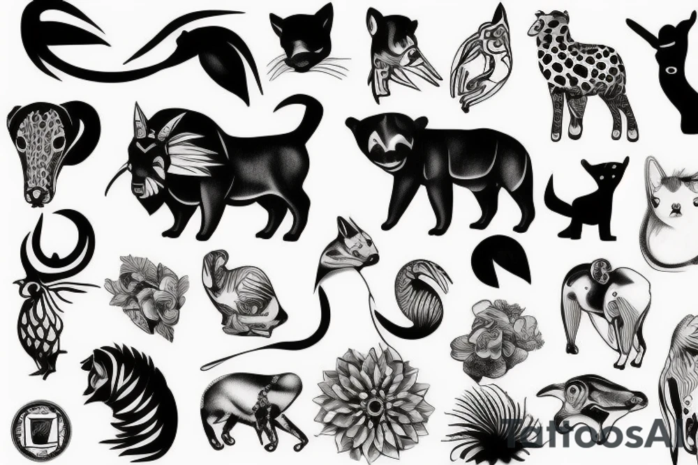 , animal tattoo idea