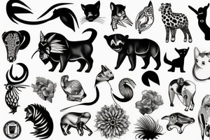 , animal tattoo idea