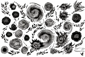 Van gogh tattoo idea