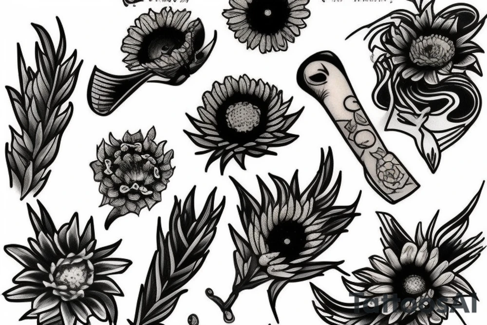 Van gogh tattoo idea