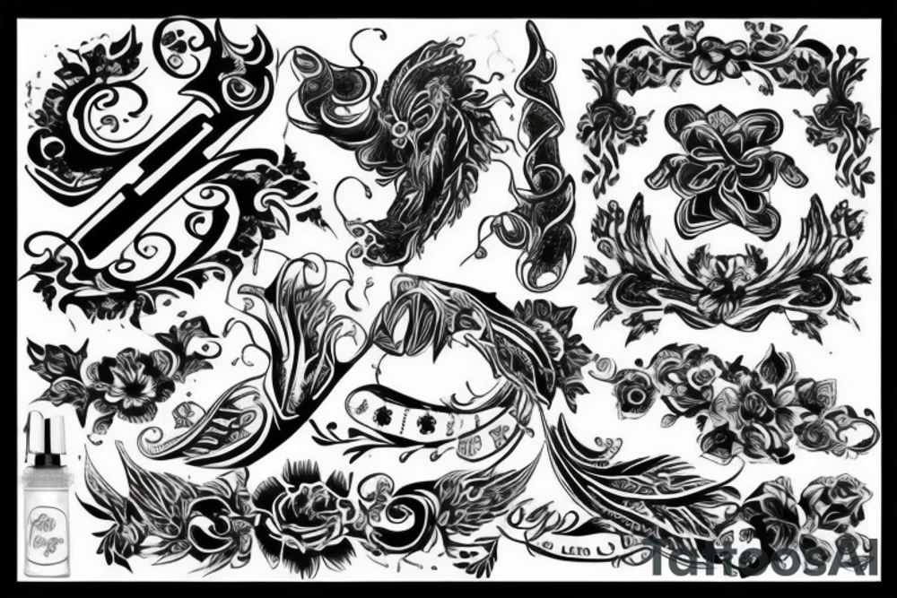 Шершень поедает пчел в улее tattoo idea
