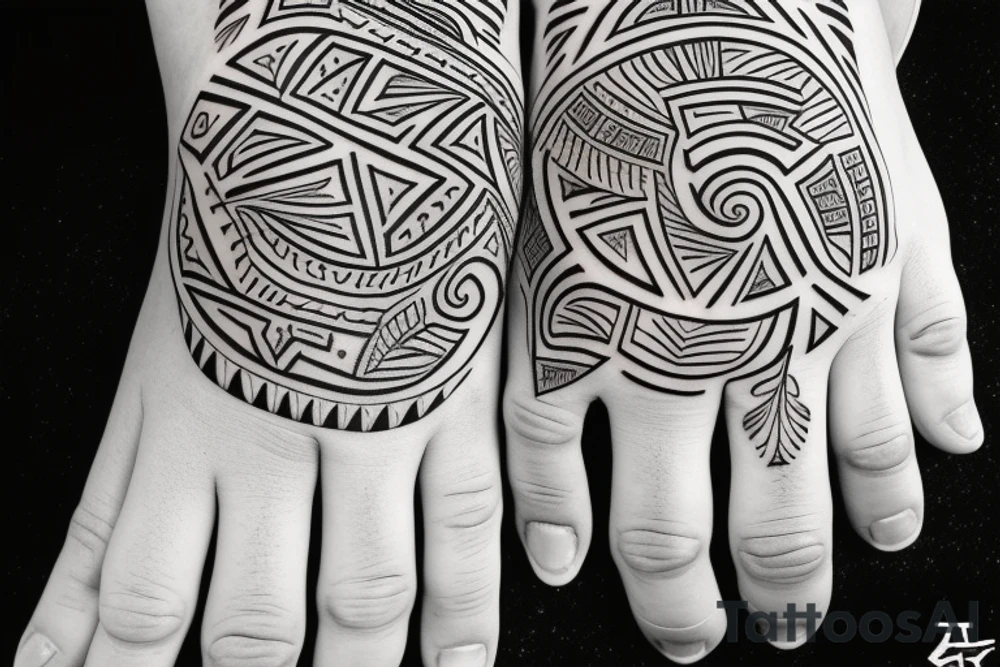 polynezia on the hand tattoo idea