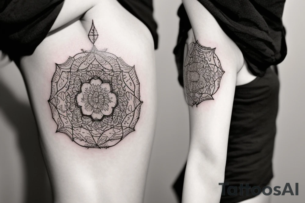 Монстр с длинными конечностями tattoo idea