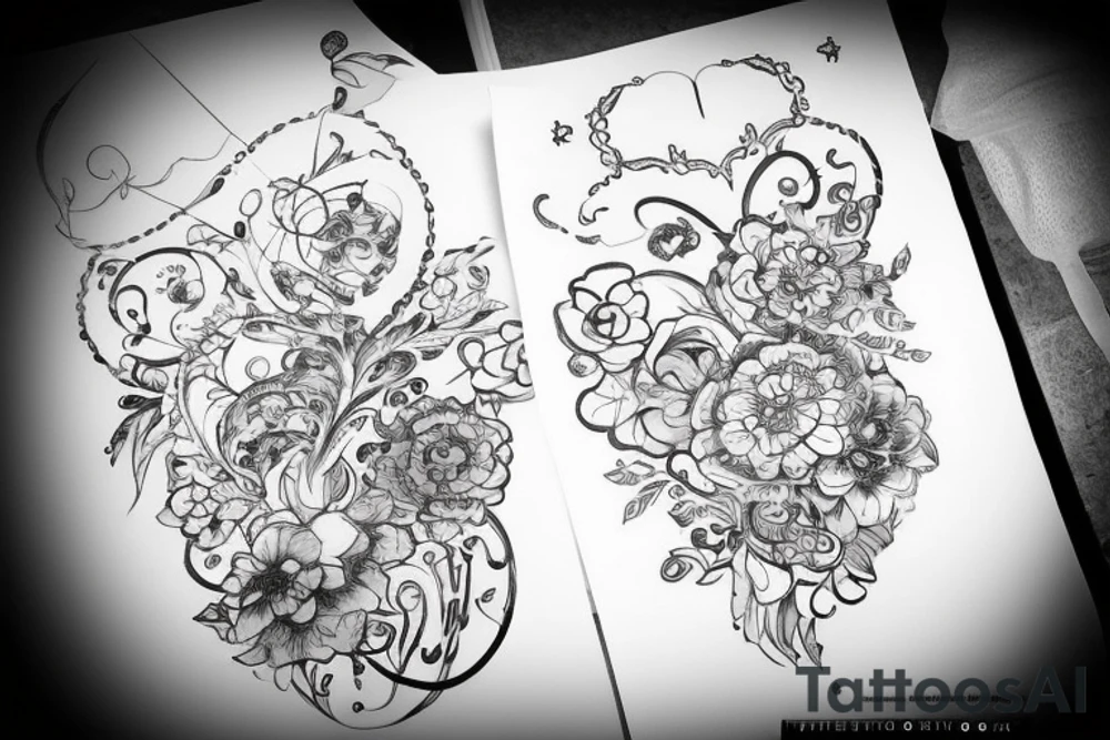 Монстр с длинными конечностями tattoo idea