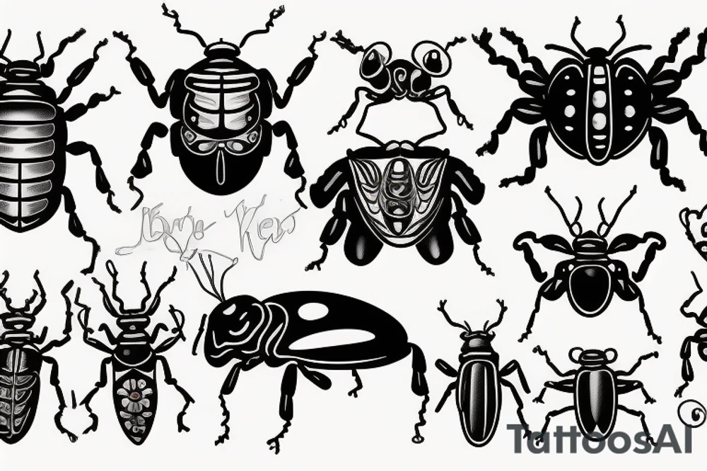 beetle tattoo idea