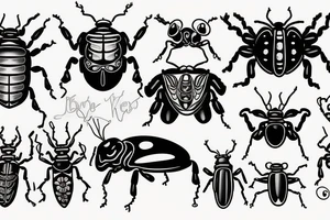 beetle tattoo idea