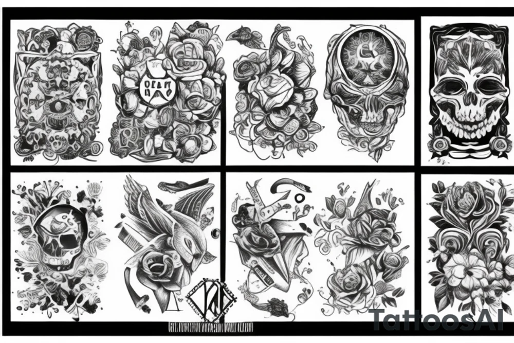 смерть tattoo idea