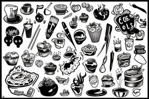 Funny cook tattoo idea