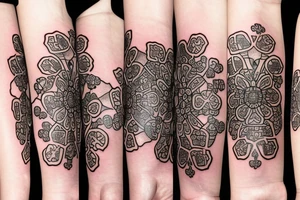 four leaf clover poker chip tattoo idea