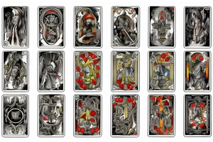 cart tarot world tattoo idea