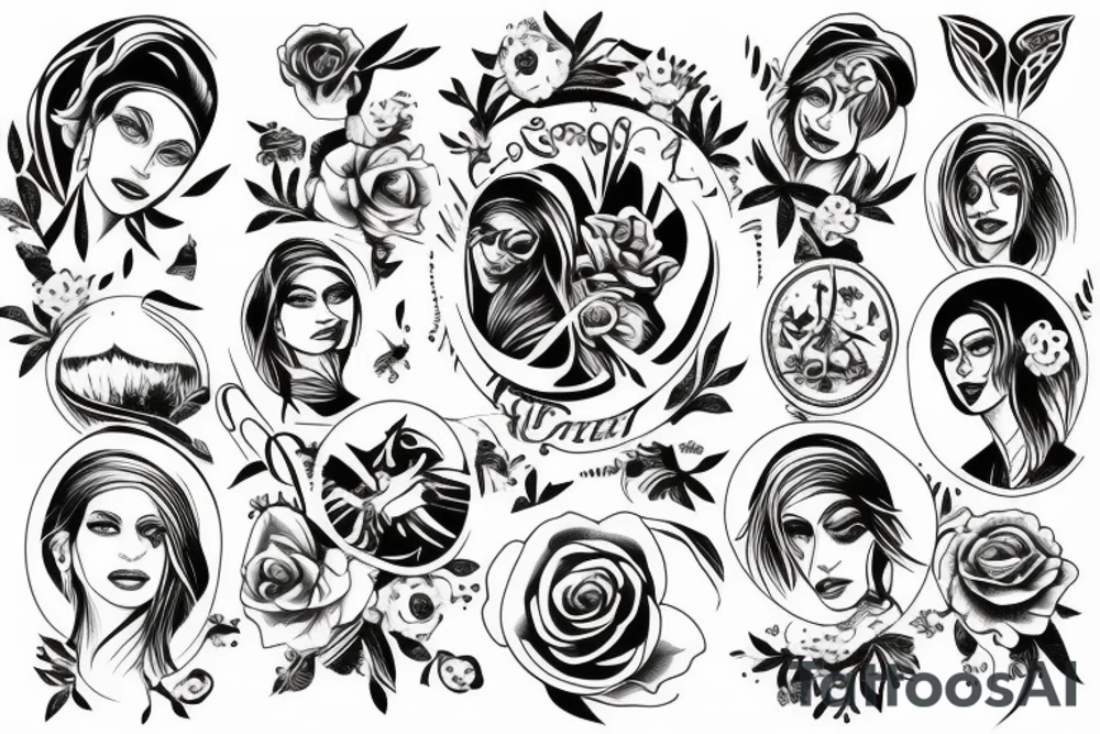 mother respect tattoo idea