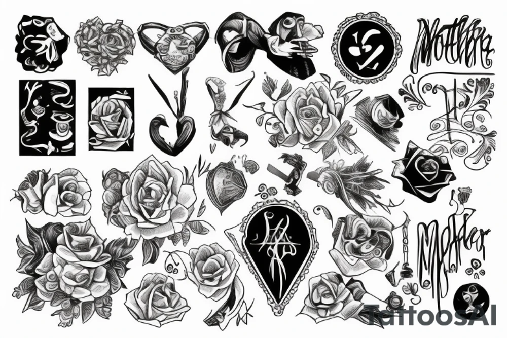 mother respect tattoo idea