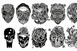 Time with pain tattoo idea