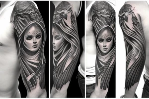 Angel warrior tattoo idea