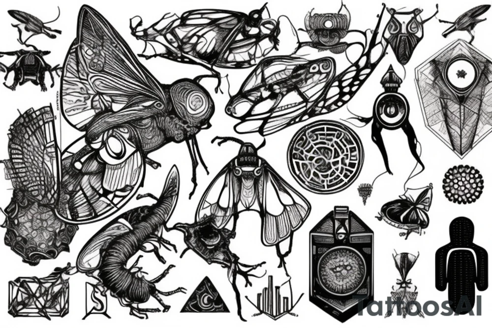 Something regards to computer science and cybersecurity theme. Something interesting regards to conspiracy and secret projects such as cicada 3301 tattoo idea