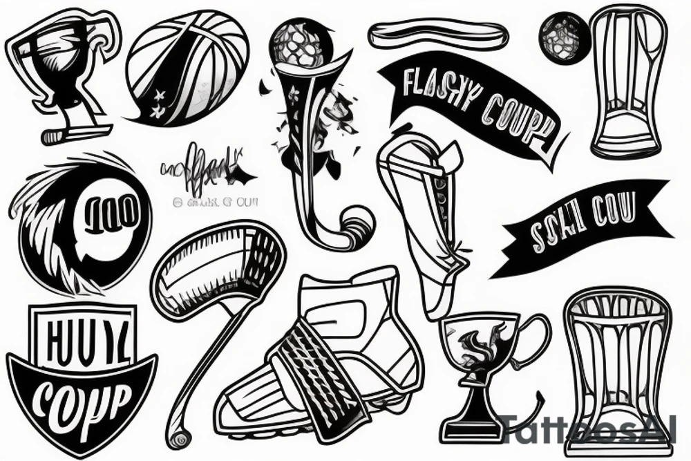 hockey cup tattoo idea