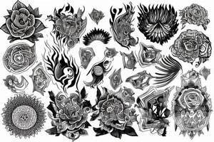 psychedelic tattoo idea
