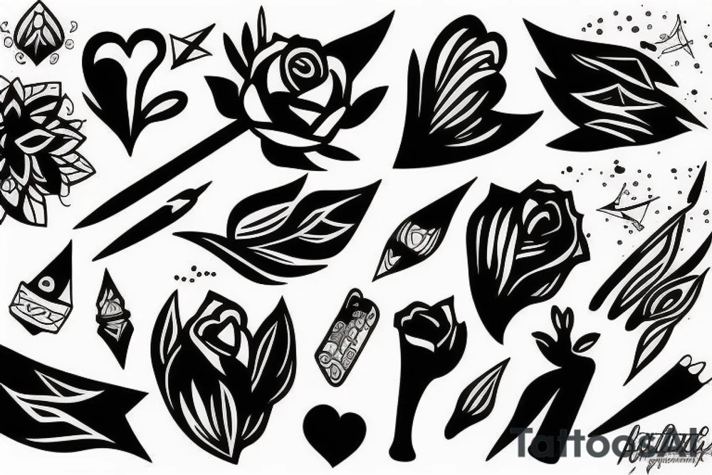 pencil tattoo idea