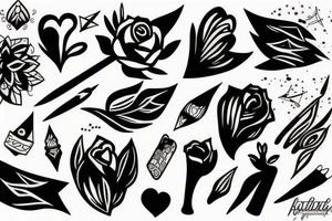 pencil tattoo idea