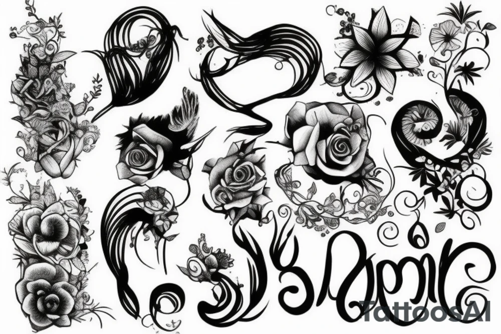 pencil tattoo idea