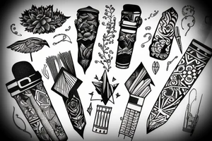 pencil tattoo idea