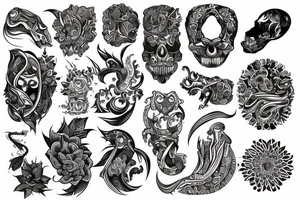 psychedelic tattoo idea