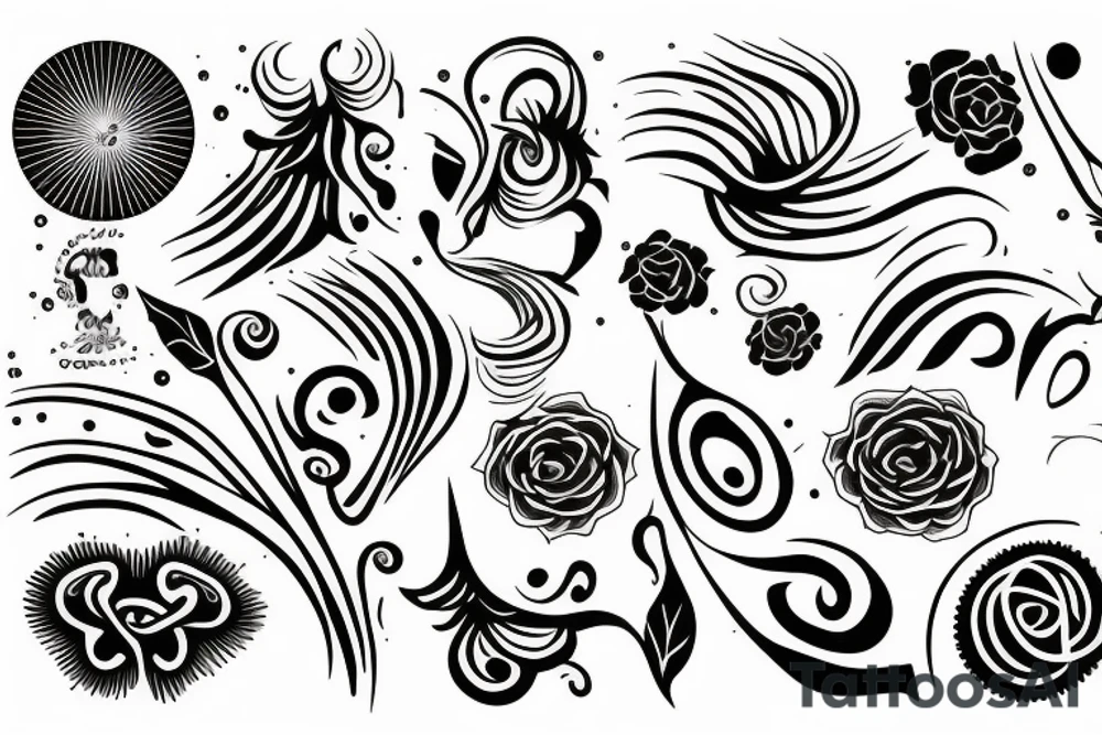 psychedelic tattoo idea