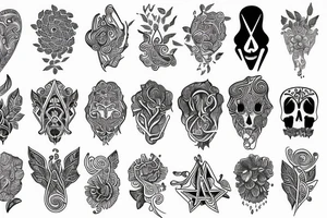 psychedelic tattoo idea