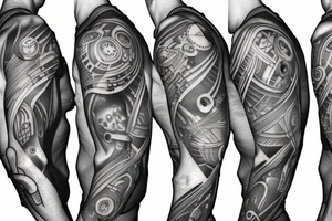 elbow joint tattoo idea