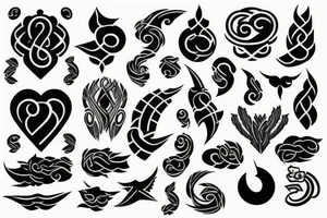 Calligraphy symbol tattoo idea