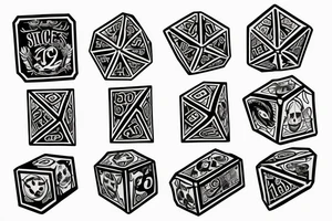 Dice, 13, 26 tattoo idea