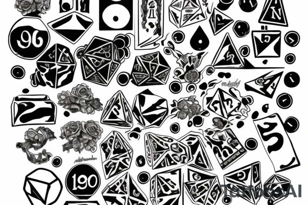 Dice, 13, 26 tattoo idea