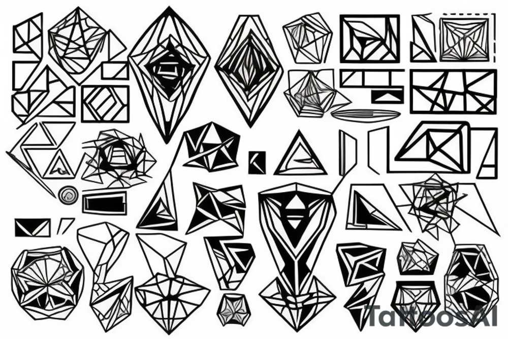 GEOMETRIC tattoo idea