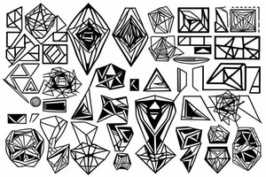 GEOMETRIC tattoo idea