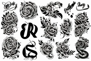 R V tattoo idea