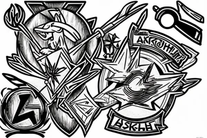 Ash Ketchum tattoo idea
