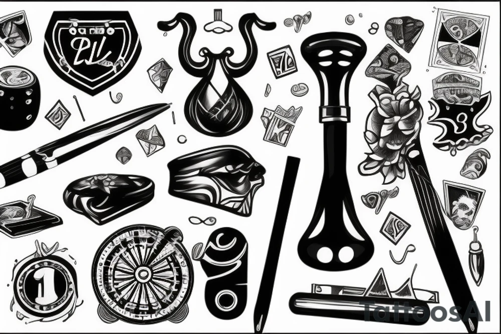 Billiard tattoo idea