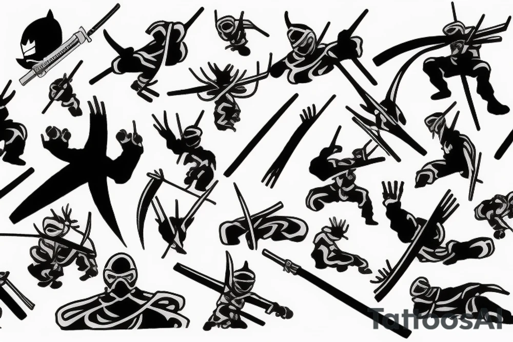 Snow Ninja tattoo idea