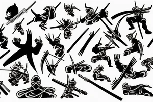 Snow Ninja tattoo idea