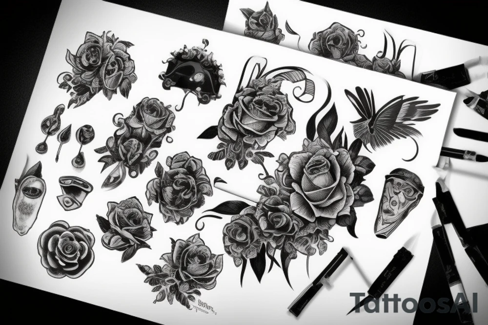 ястреб летящий в небе лого tattoo idea