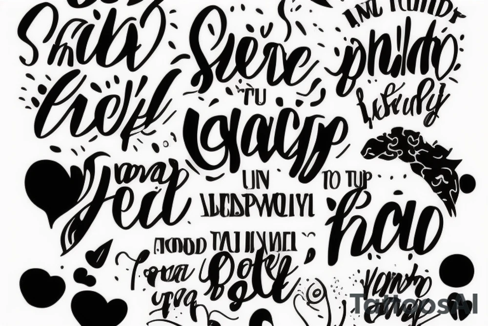 A quote tattoo idea
