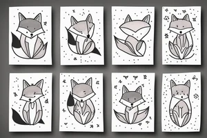 Little fox tattoo idea