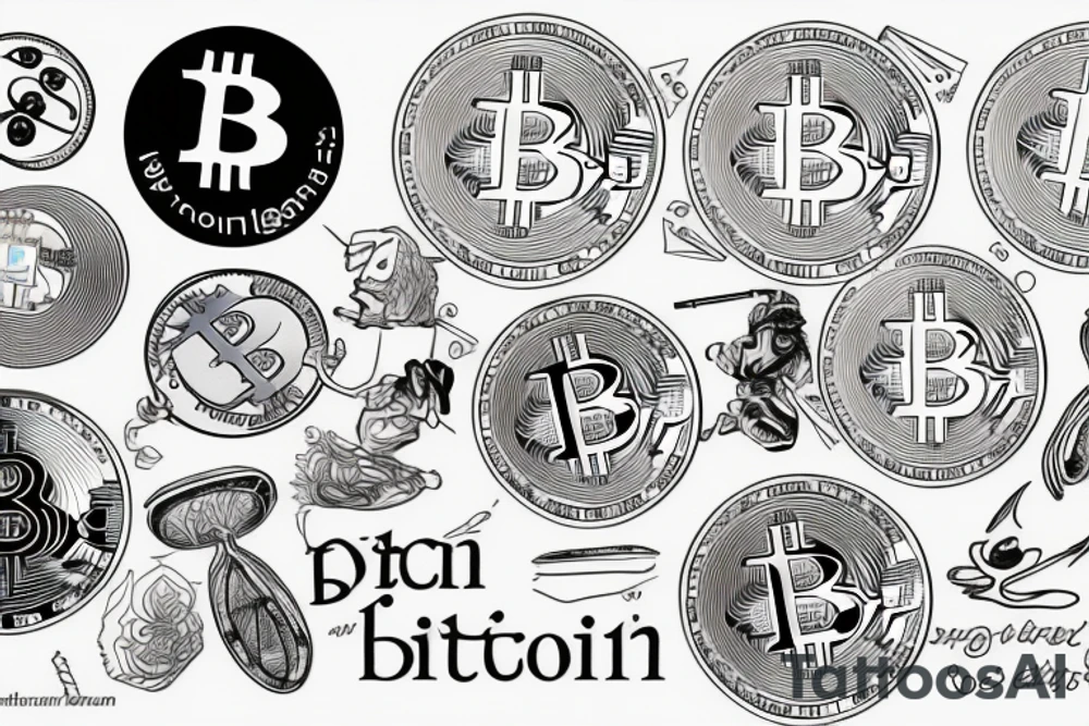 Bitcoin tattoo idea