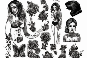 girl beautiful deaconess cute body tattoo idea