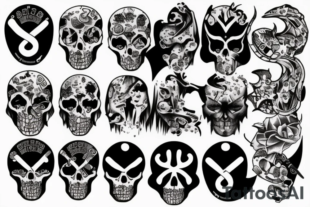 numbers 369 tattoo idea
