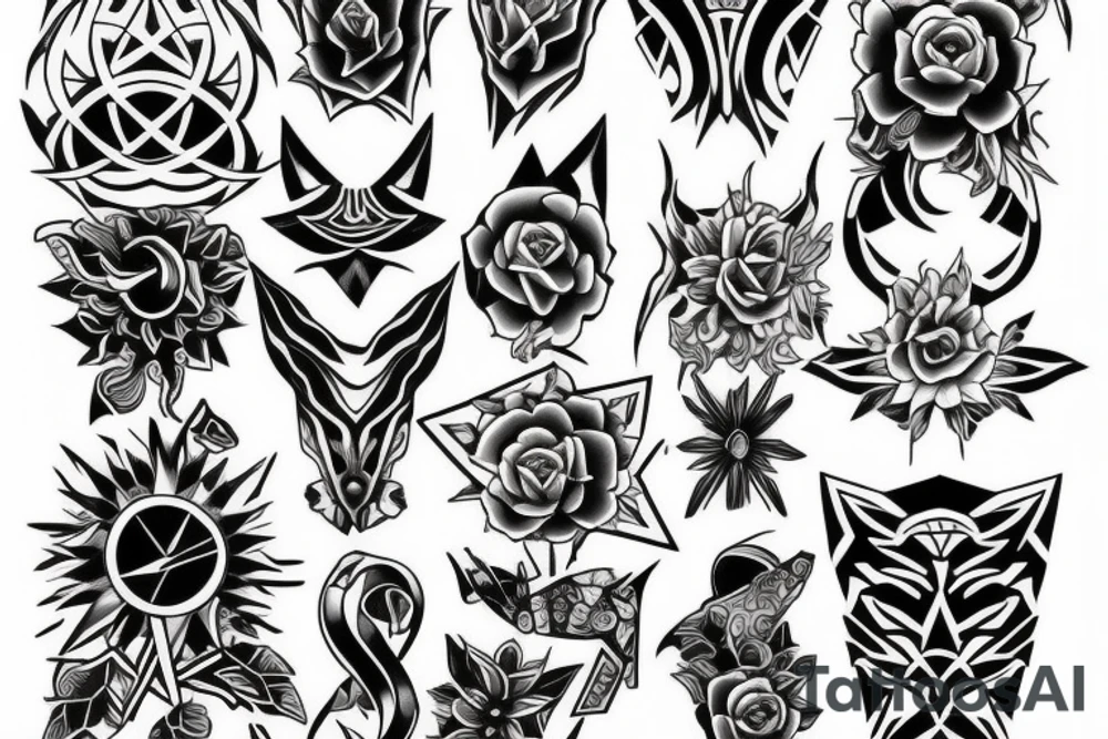 Three six nine and scale tattoo idea