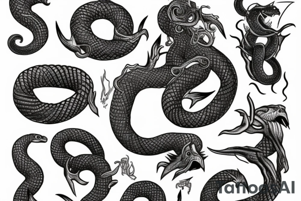 jörmungandr eats himself tattoo idea