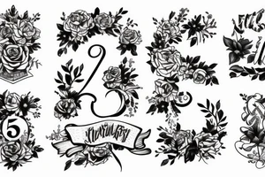 five letters a tattoo idea