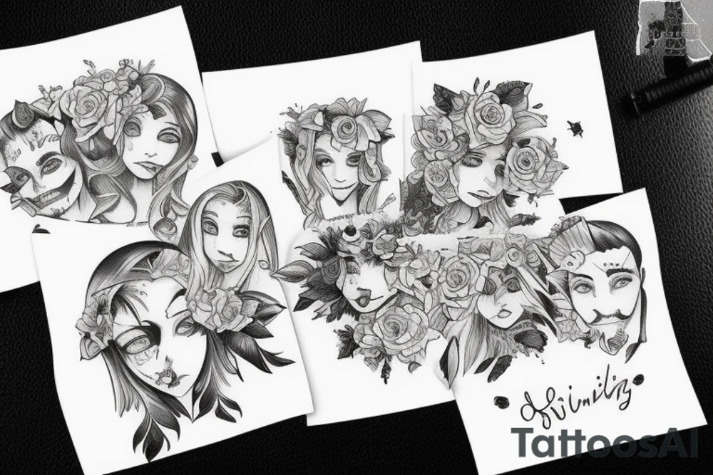 make a sibling tatto with a mening of teasing eachother tattoo idea
