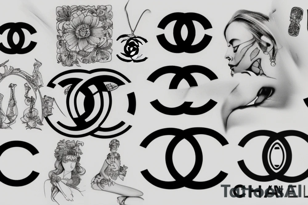 Chanel logo tattoo idea